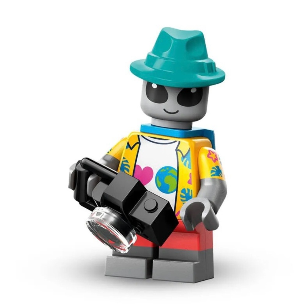 Alien Hawaii vacationer minifigure lego